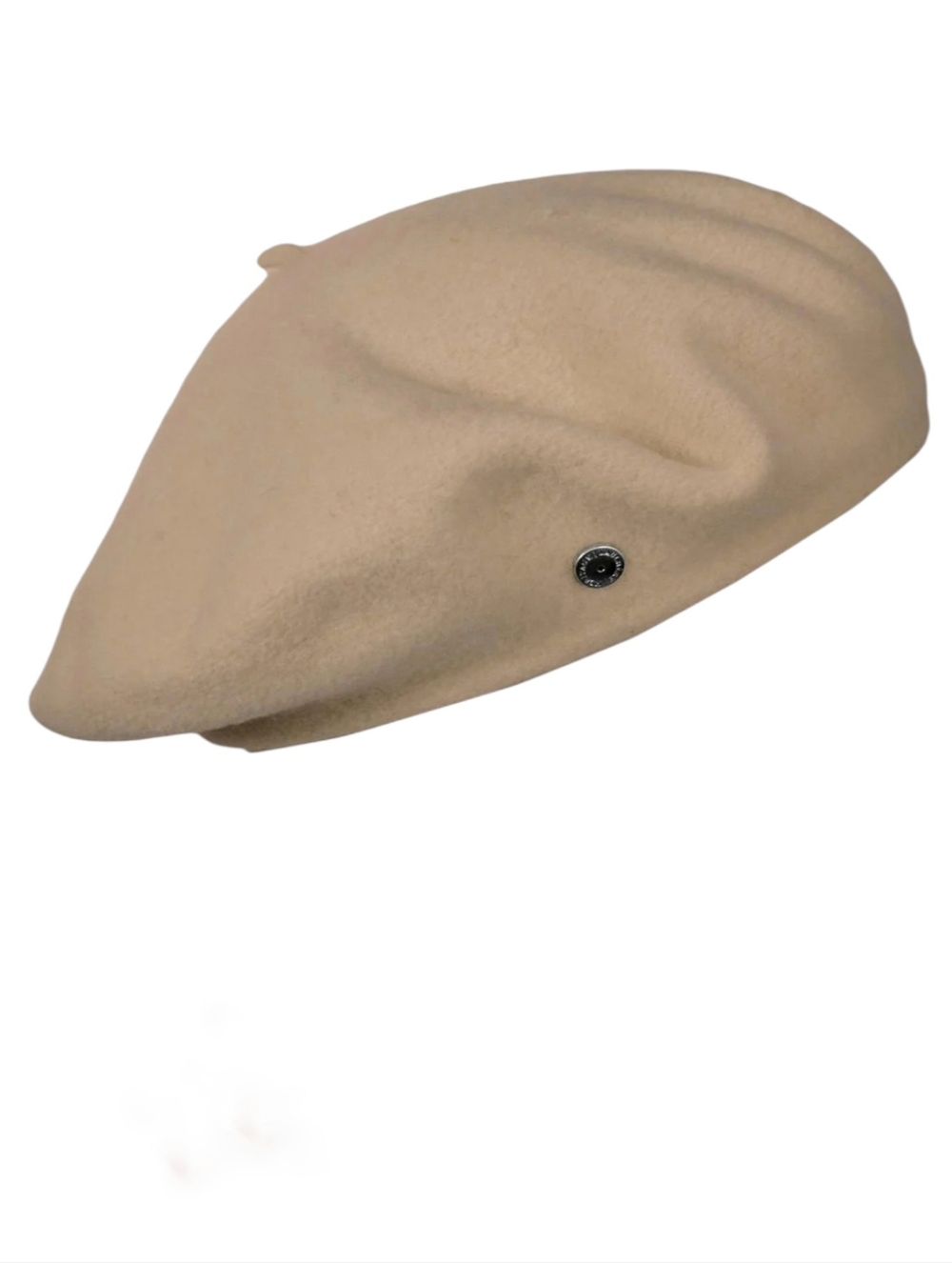 Heritage Par Laulhere Cream 100% Wool Beret Unisex French Paris Hat